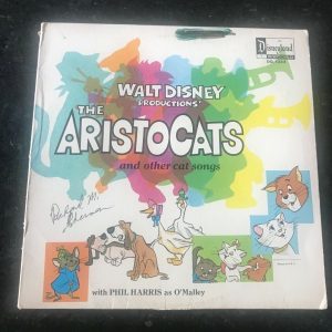 * RICHARD M. SHERMAN * signed soundtrack album * THE ARISTOCATS * COMPOSER * 1