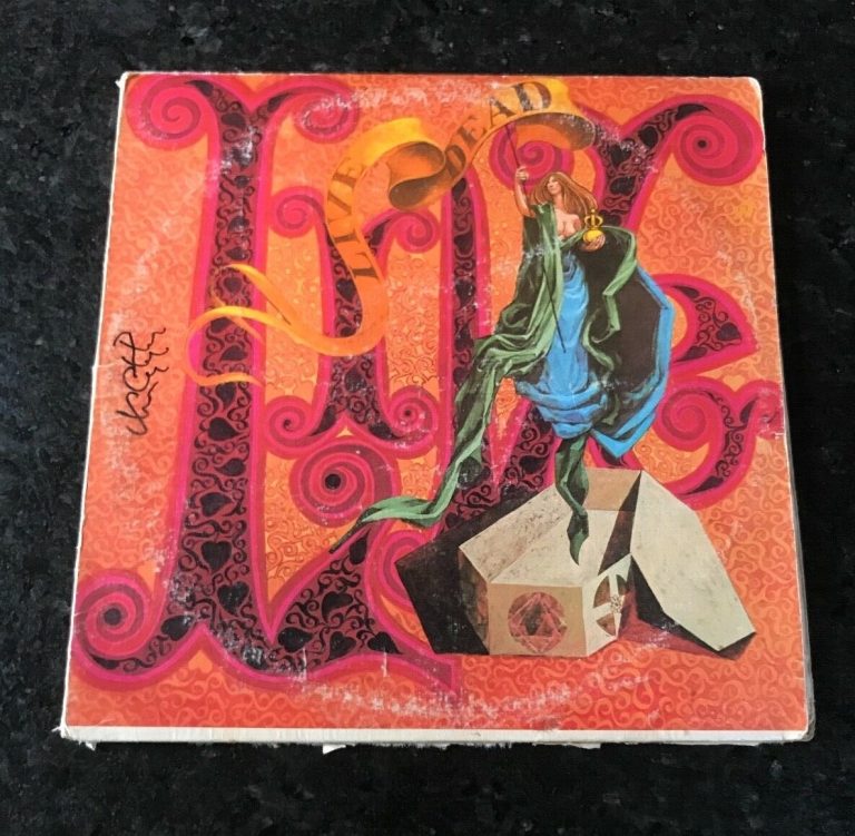 * TOM CONSTANTEN * signed vinyl album * GRATEFUL DEAD * LIVE/DEAD * 2