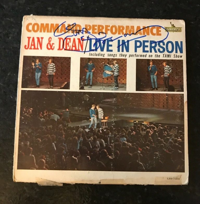 * DEAN TORRENCE * signed vinyl album * JAN & DEAN * COA * 4