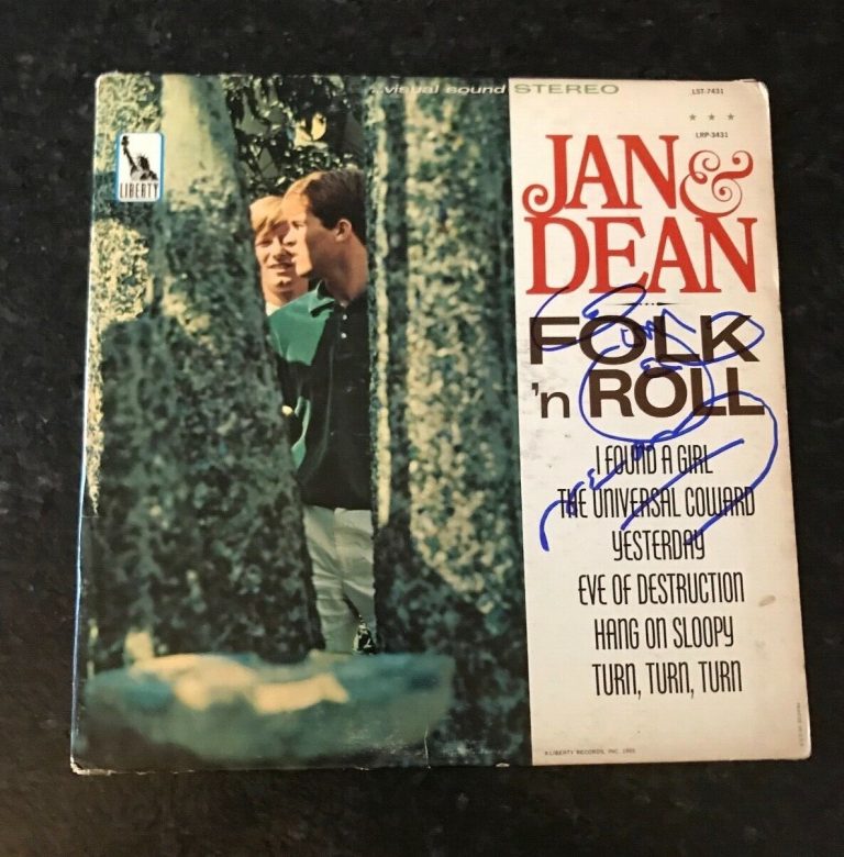 * DEAN TORRENCE * signed vinyl album * JAN & DEAN * COA * 11