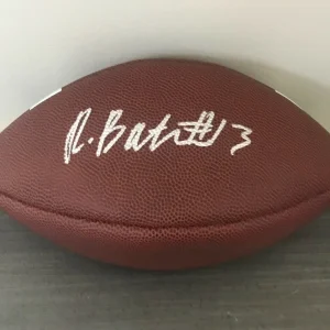 * RASHOD BATEMAN * signed NCAA football * MINNESOTA GOPHERS *BALTIMORE RAVENS* 1