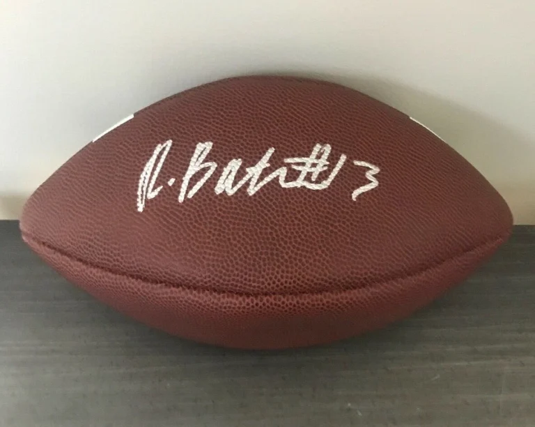 * RASHOD BATEMAN * SIGNED NCAA FOOTBALL * MINNESOTA GOPHERS *BALTIMORE RAVENS* 1 COLLECTIBLE MEMORABILIA