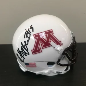 * RASHOD BATEMAN * signed mini helmet * MINNESOTA GOPHERS *BALTIMORE RAVENS* 1