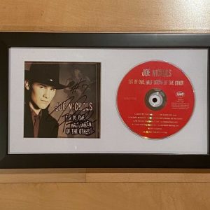 * JOE NICHOLS * signed framed CD * SIX OF ONE, HALF DOZEN OF THE OTHER * 1
