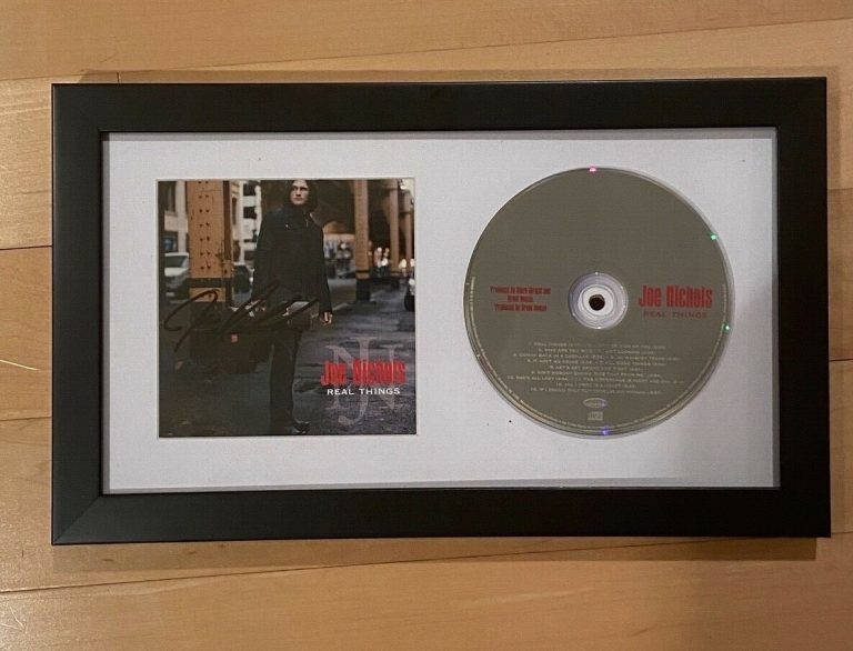 * JOE NICHOLS * signed framed CD * REAL THINGS * COA * 1