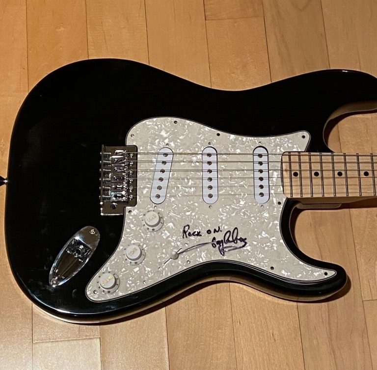 * JOEY AMBROSE * signed electric guitar * BILL HALEY & THE COMETS * COA * 2