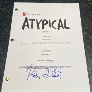 * KEIR GILCHRIST * signed full tv show script * ATYPICAL * COA * 1
