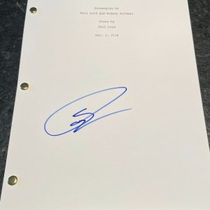 * SHAMEIK MOORE * signed movie script * SPIDER-MAN: INTO THE SPIDER-VERSE * 2