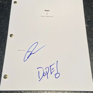 * SHAMEIK MOORE * signed movie script * DOPE * 1