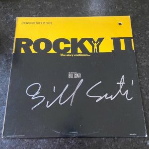 * BILL CONTI * signed soundtrack album * ROCKY II * COMPOSER * COA * 2