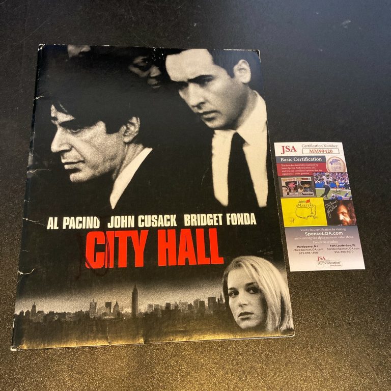 Al Pacino Signed Autographed City Hall Movie Folder With Photos JSA COA
