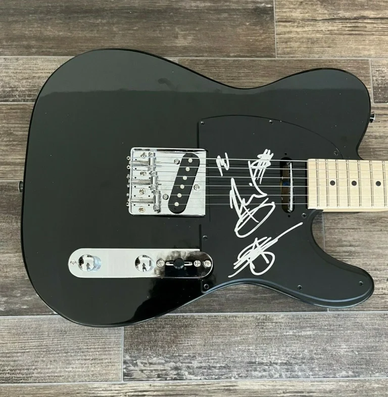 * THREE DAYS GRACE * signed electric guitar * WALST, STOCK & SANDERSON * 2