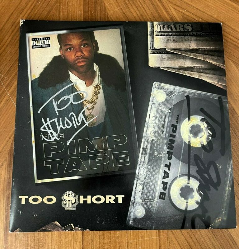 * TOO SHORT * signed album * PIMP TAPE * $HORT * COA * 1