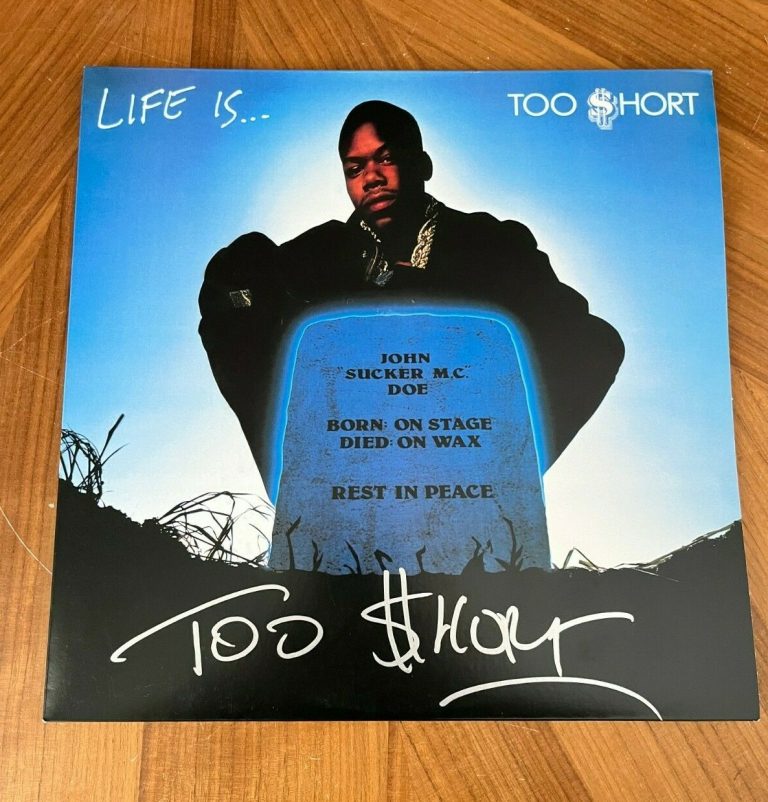 * TOO SHORT * signed album * LIFE IS... TOO $HORT * COA * 2