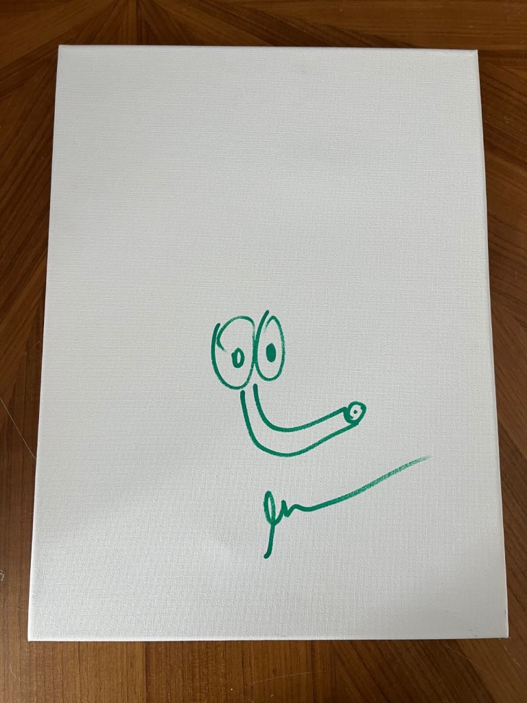 * GARY VAYNERCHUK * signed 12x16 canvas * VEECON *  1/1 RARE SKETCH * PROOF *