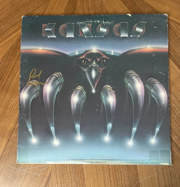 * RICH WILLIAMS * signed vinyl album * KANSAS BAND * SONG FOR AMERICA * 1