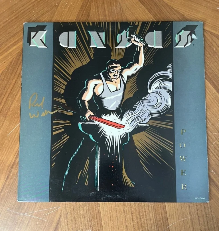 * RICH WILLIAMS * signed vinyl album * KANSAS BAND * POWER * 1
