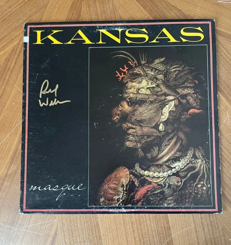 * RICH WILLIAMS * signed vinyl album * KANSAS BAND * MASQUE * 1