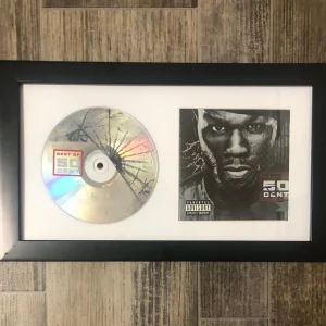 * 50 CENT * signed framed CD * CURTIS JACKSON * BEST OF * 1