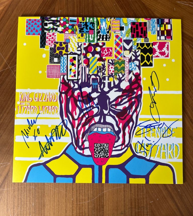 * KING GIZZARD & THE LIZARD WIZARD * signed album * TEENAGE GIZZARD * 1