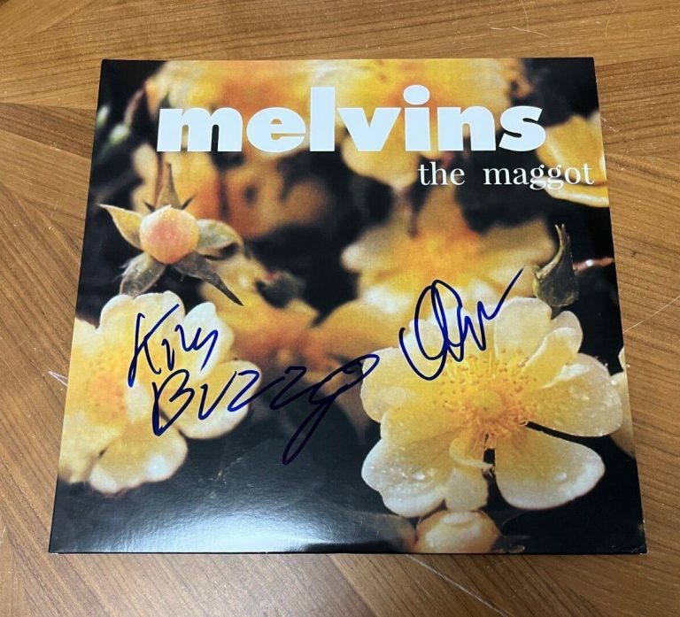 * THE MELVINS * signed album * THE MAGGOT * BUZZ OSBORNE & DALE CROVER * 1