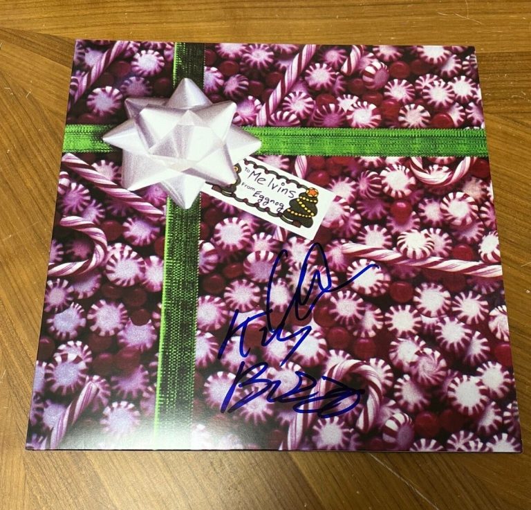 * THE MELVINS * signed album * EGGNOG * BUZZ OSBORNE & DALE CROVER * 1