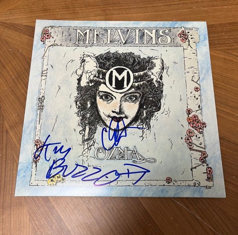 * THE MELVINS * signed album * OZMA * BUZZ OSBORNE & DALE CROVER * 1