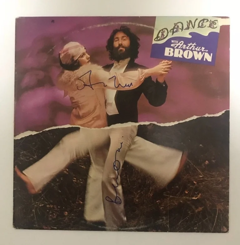 * ARTHUR BROWN * signed autographed vinyl album * DANCE * PROOF * 6