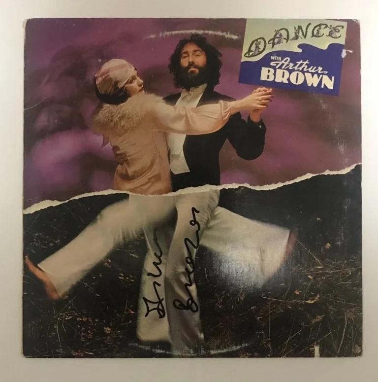 * ARTHUR BROWN * signed autographed vinyl album * DANCE * PROOF * 2