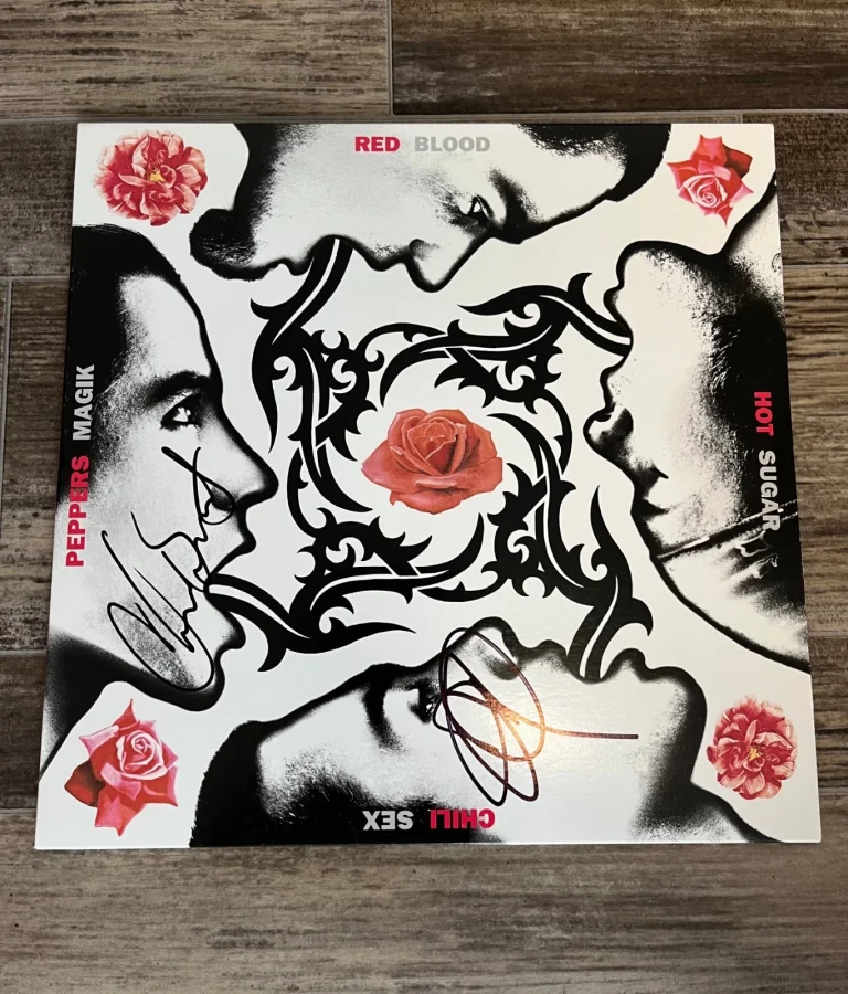 * RED HOT CHILI PEPPERS * signed vinyl album * BLOOD SUGAR SEX MAGIK * 1