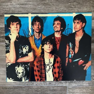 * THE STROKES * signed 11x14 photo * JULIAN, NICK, ALBERT & FABRIZIO * 1