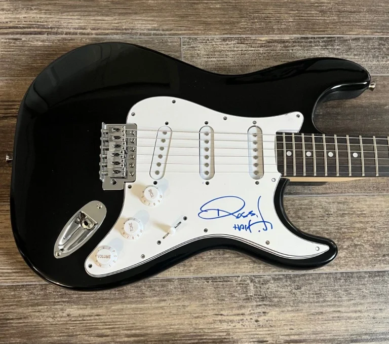 * ROSS HALFIN * signed electric guitar * PHOTOGRAPHER * KISS ACDC METALLICA * 2