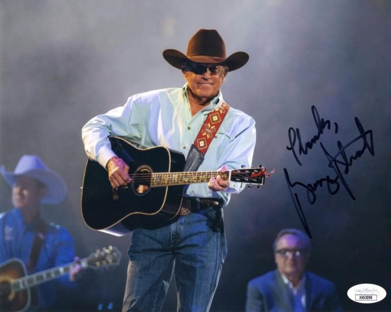 George Strait Signed Autograph 8x10 Photo - All My Exes Live in Texas w/ JSA COA