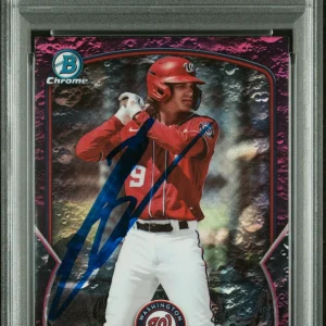 Brady House 2023 Bowman Draft #BDC77 CHR Ref 101/199 Signed Card PSA Auto 10