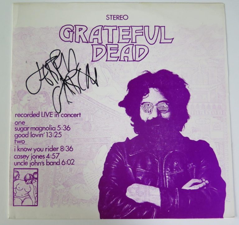 Jerry Garcia GRATEFUL DEAD Signed Autograph 