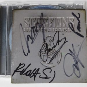 SCORPIONS Signed Autograph Auto "Unbreakable" CD by All 5 JSA