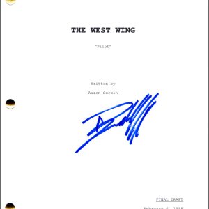 Bradley Whitford Signed Autograph The West Wing Full Pilot Script - Josh Lyman
