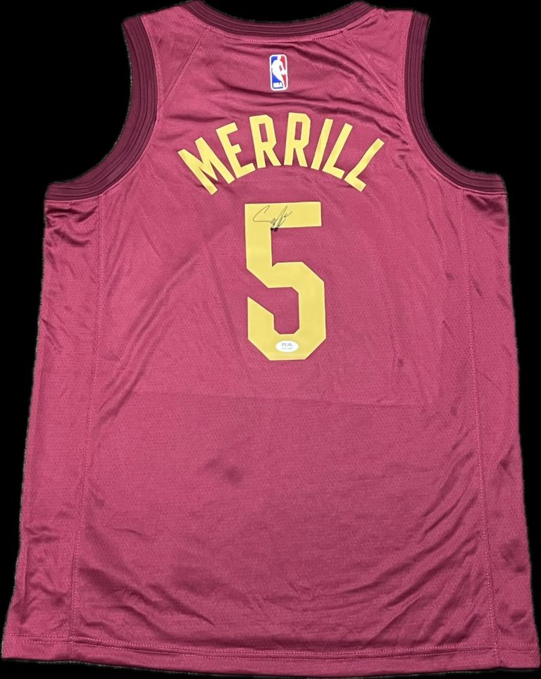 Sam Merrill Signed Cleveland Cavaliers Jersey PSA