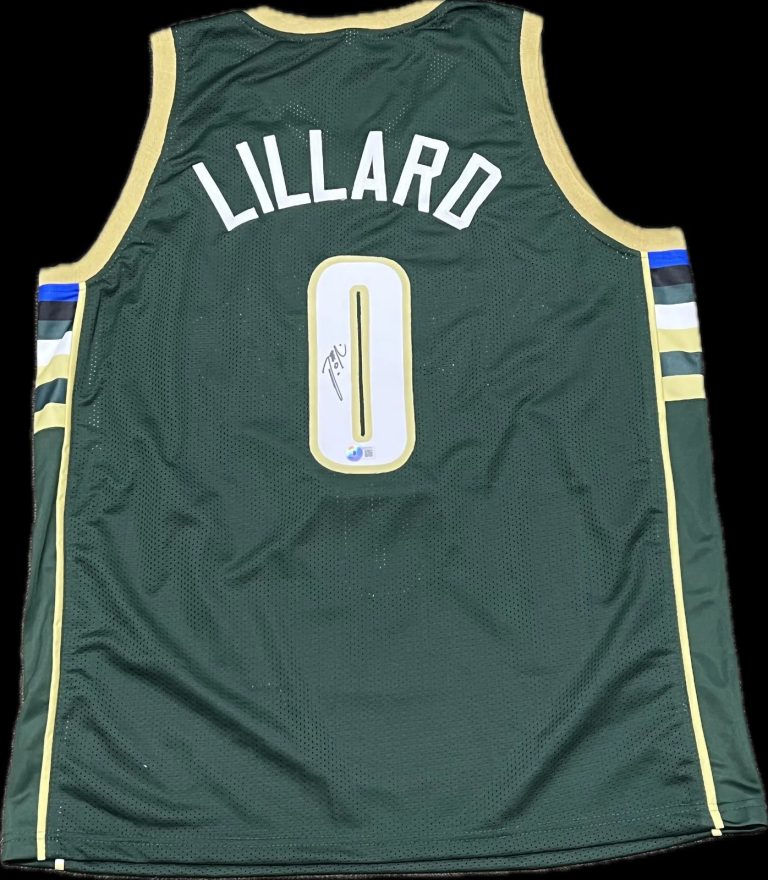 Damian Lillard Signed Milwaukee Bucks Jersey BAS