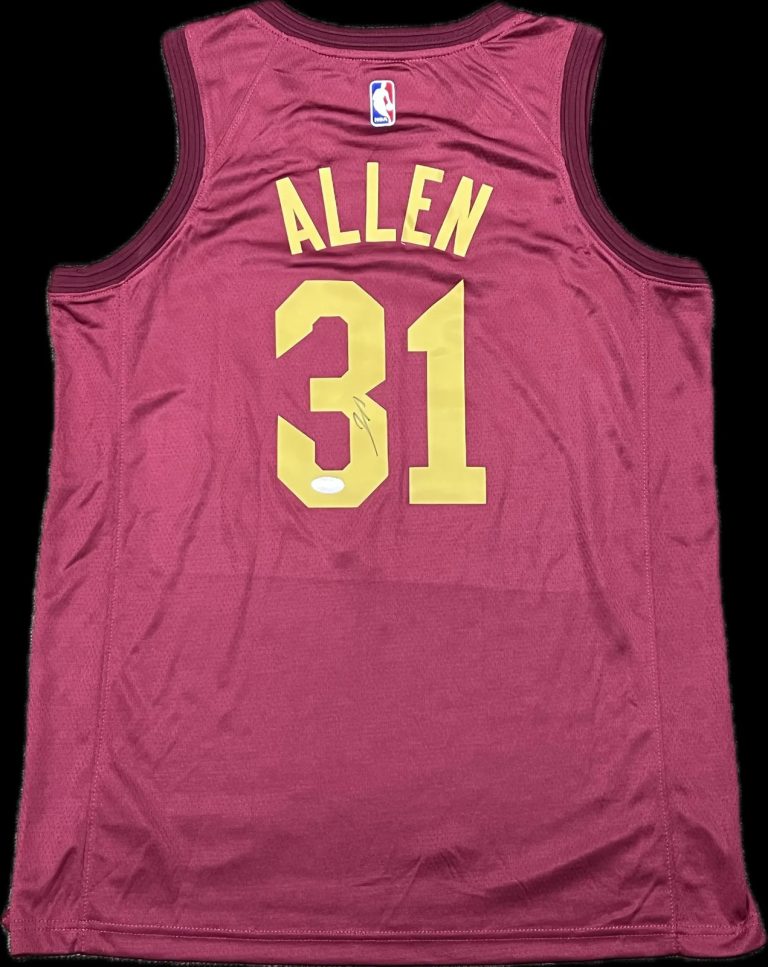 Jarrett Allen Signed Cleveland Cavaliers Jersey PSA