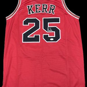 Steve Kerr Signed Chicago Bulls Jersey PSA