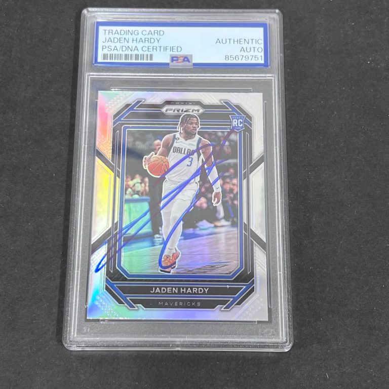 2023 Jaden Hardy Panini Prizm#226 Signed Card PSA Auto Auth Autographed
