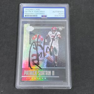 2021 Patrick Surtain II Panini #119 Signed Card PSA Auto Auth Autographed