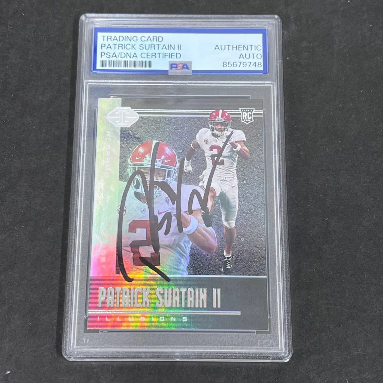 2021 Patrick Surtain II Panini #119 Signed Card PSA Auto Auth Autographed