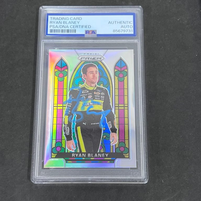 2020 Ryan Blaney Panini Prizm#70 Signed Card PSA Auto Auth Autographed