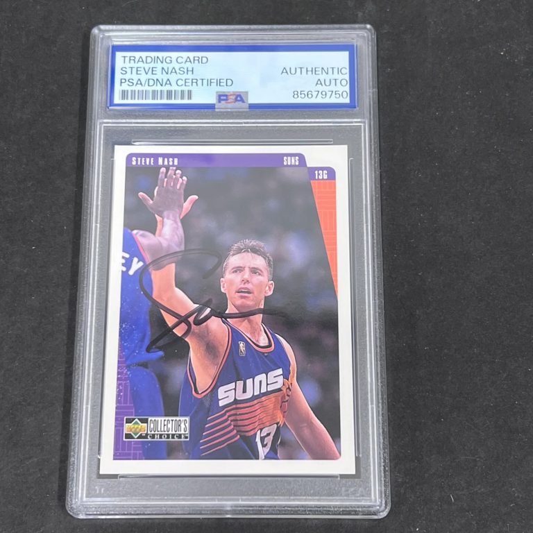 1997 Steve Nash Upper Deck #113 Signed Card PSA Auto Auth Autographed