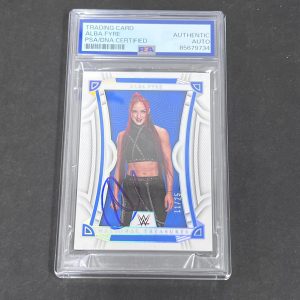 2023 Alba Fyre Panini Treasures#NT-12 Signed Card PSA Auto Auth Autographed