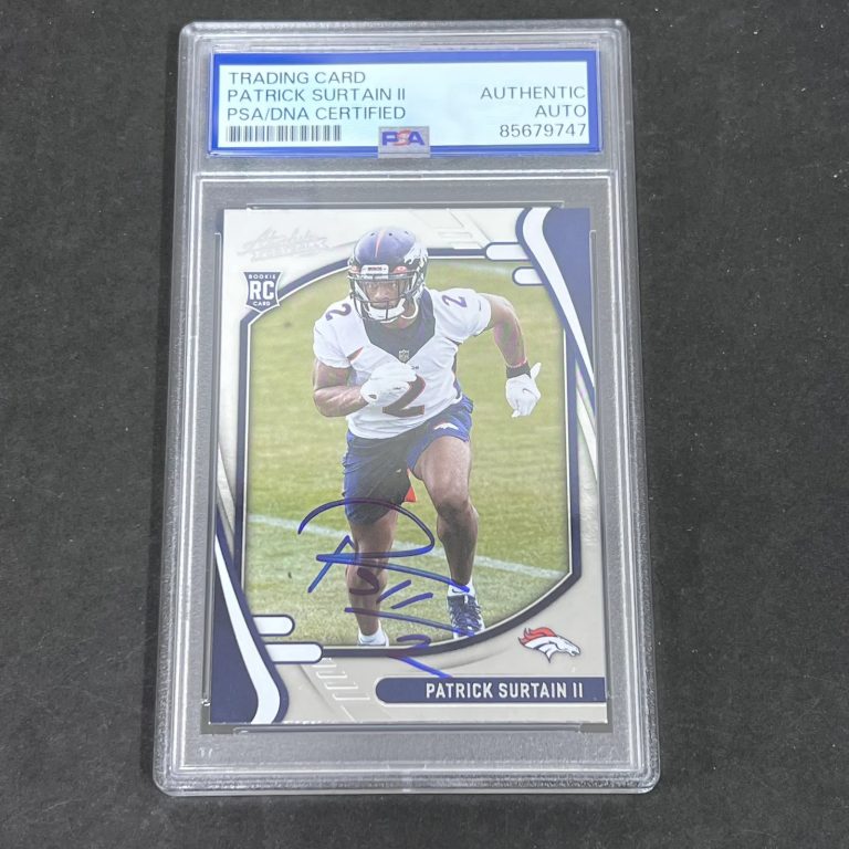 2021 Patrick Surtain II Panini #143 Signed Card PSA Auto Auth Autographed