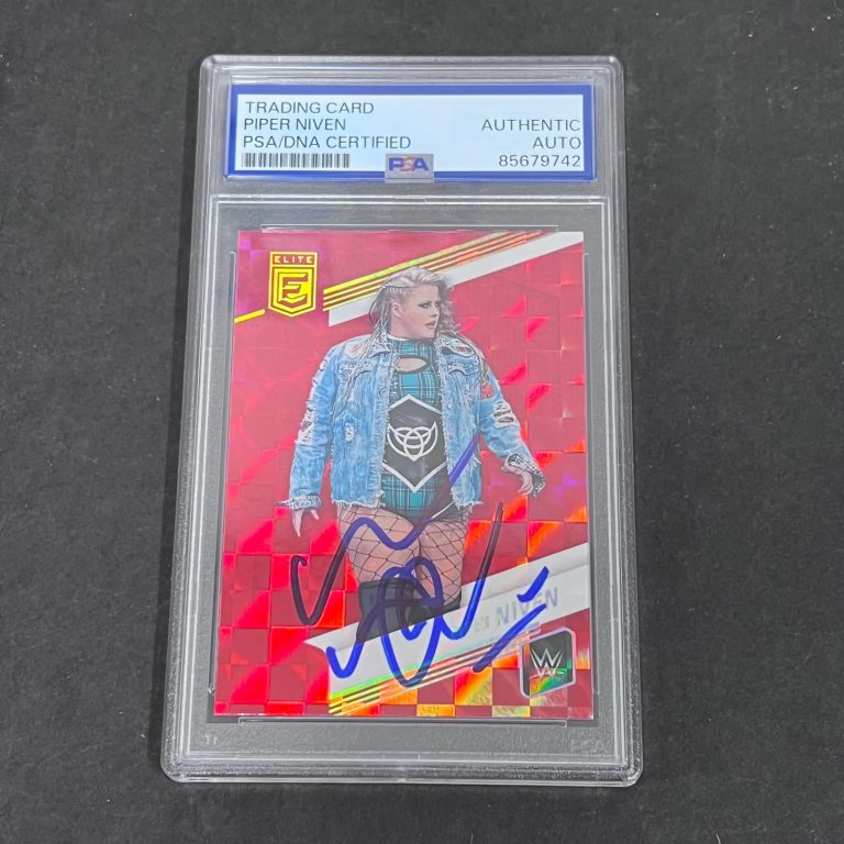 2023 Piper Niven Panini Donruss Elite#9 Signed Card PSA Auto Auth Autographed