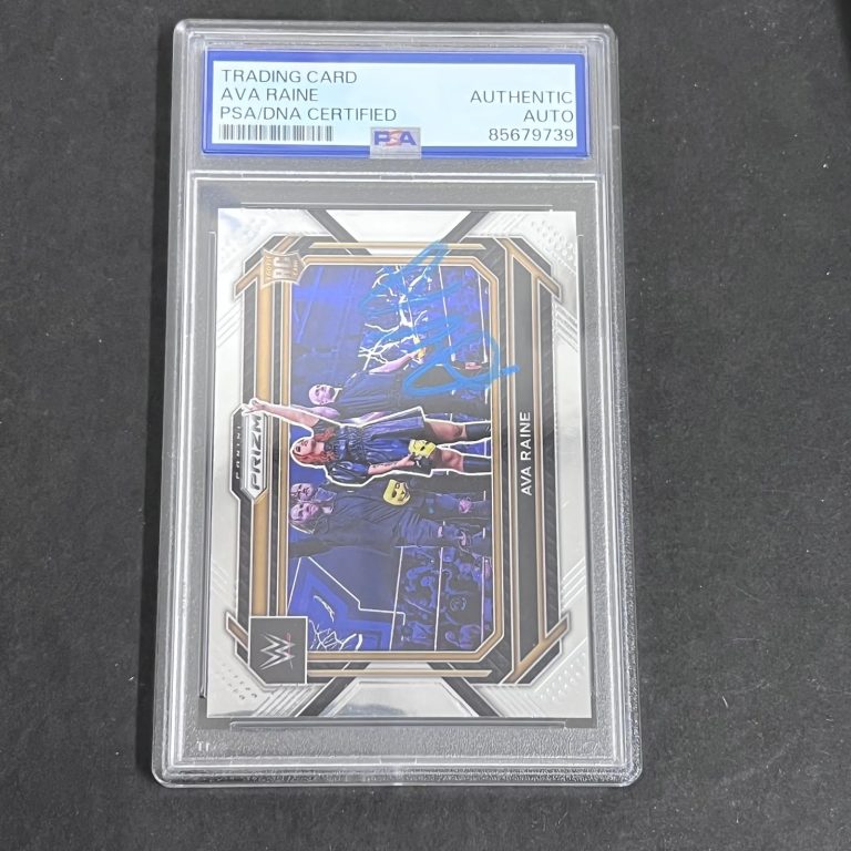 2023 Ava Raine Panini Prizm#56 Signed Card PSA Auto Auth Autographed